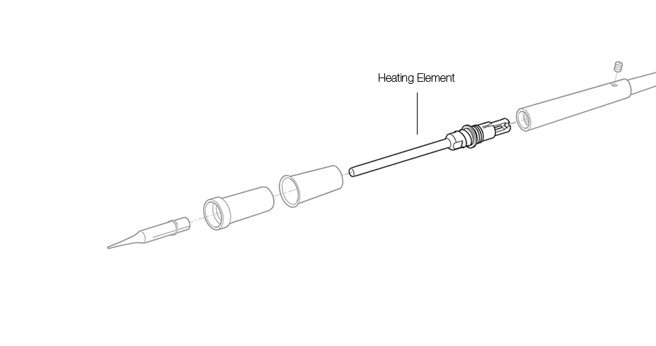 0402883 - Heating element for 40ST soldering iron