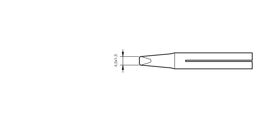 0300608 - T-40D Long life soldering Tip 0300608 - T-40D Long life soldering Tip