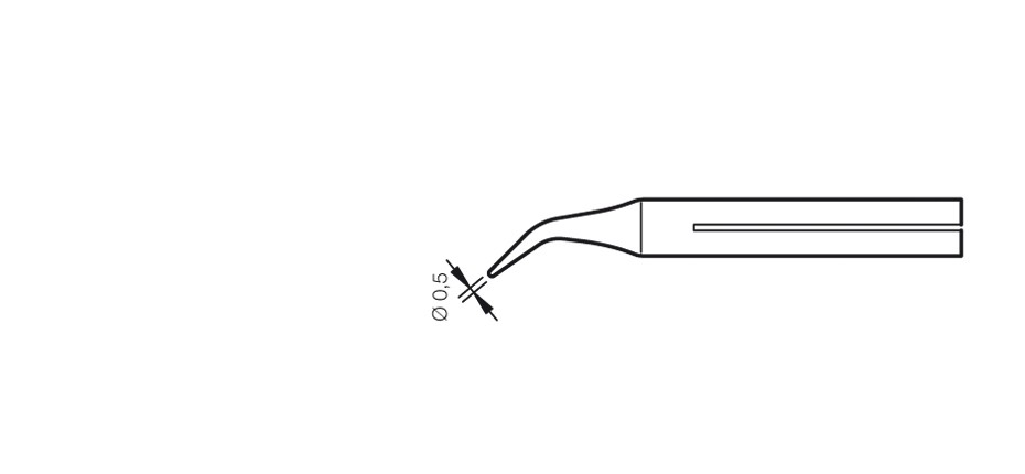 0550100 - C-03D Long life soldering Tip 0550100 - C-03D Long life soldering Tip