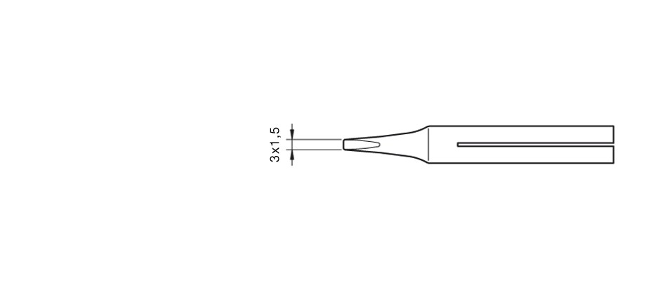 0650606 - T-25D Long life soldering Tip