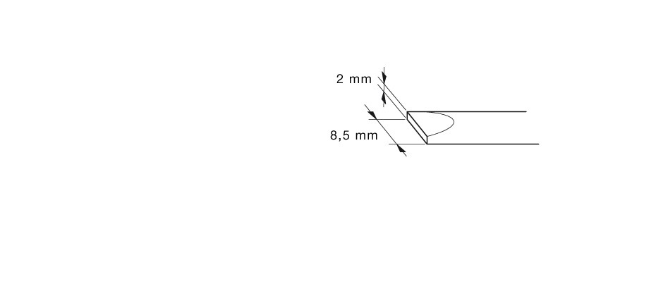 0800409 - 80D Long life tip for 80S soldering iron 0800409 - 80D Long life tip for 80S soldering iron