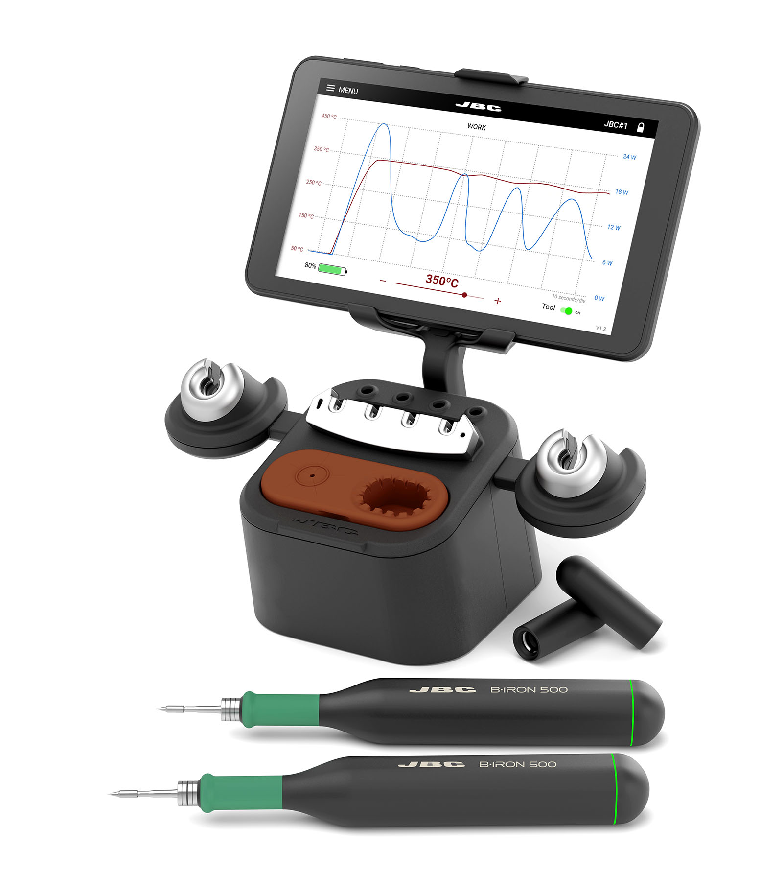 BIRONDUAL500 - Dual Battery-Powered Soldering Station