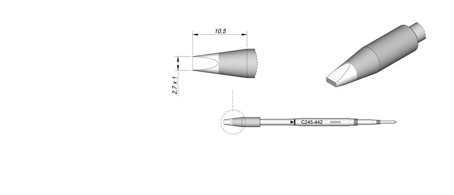 C245442 - Cartridge for T245 handpiece