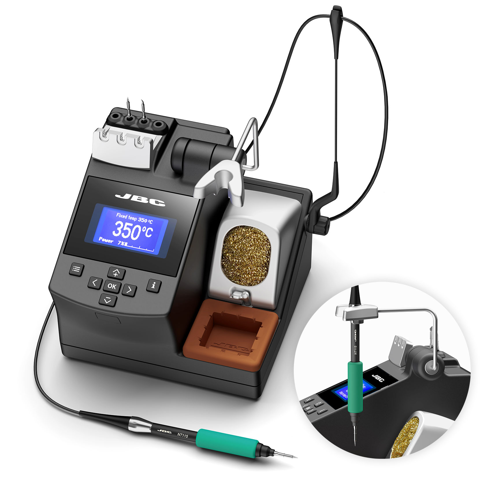 JBC Tools NAE-1C, 120V Nano Soldering Station – MTESolutions