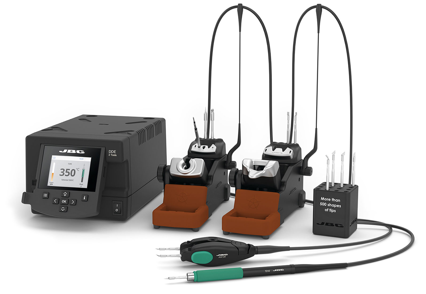DDPE-2QC - 2-Tool Precision Rework Station 230V
