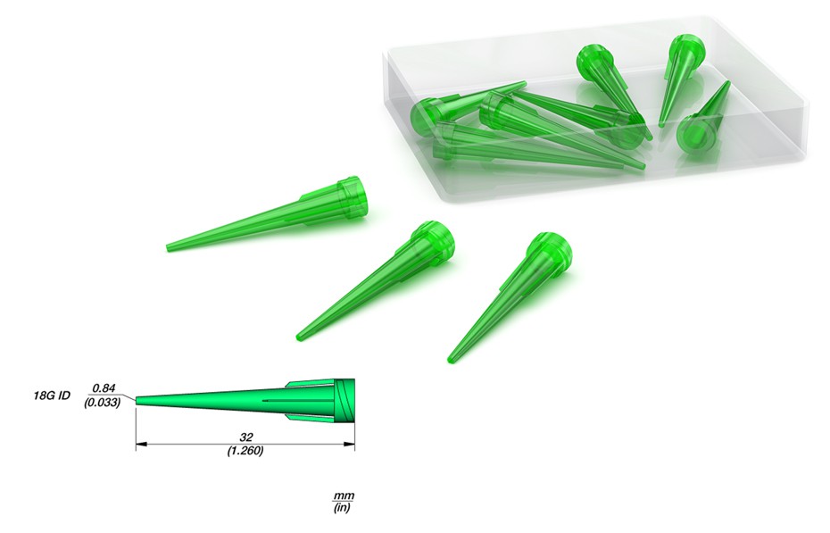ND18P - 18G Tapered Dispenser Tip ND18P - 18G Tapered Dispenser Tip