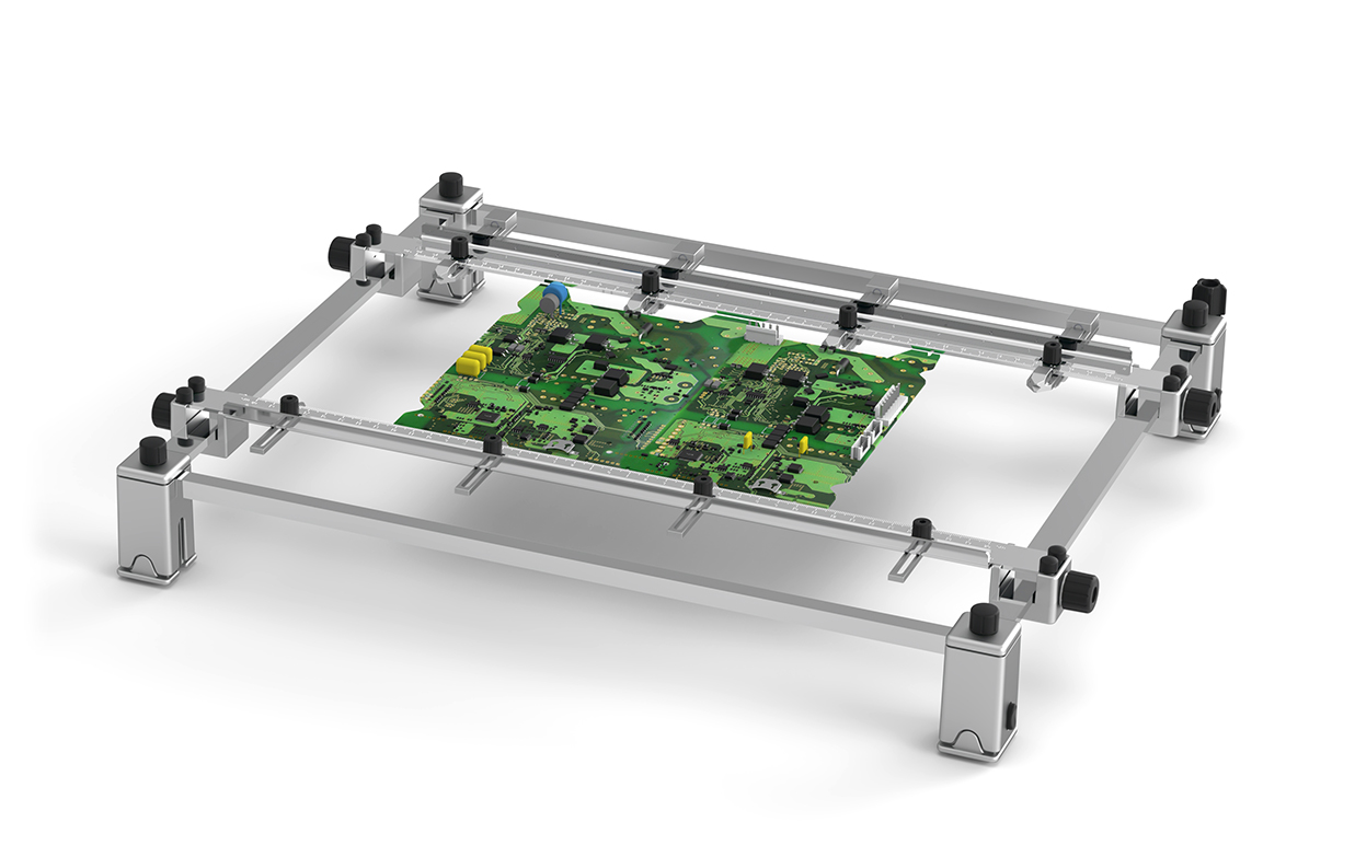 PHB-SA - Support for PCBs up to 36 x 28 cm / 14 x 11 in