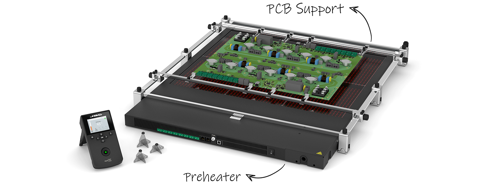 PHXLEK - Preheater Set for PCBs up to 51 x 61 cm / 20 x 24