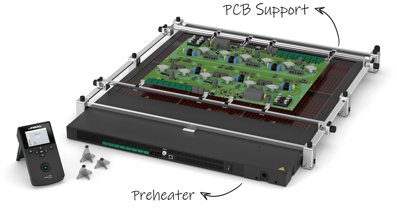 PHXLEK - Preheater Set for PCBs up to 51 x 61 cm / 20 x 24