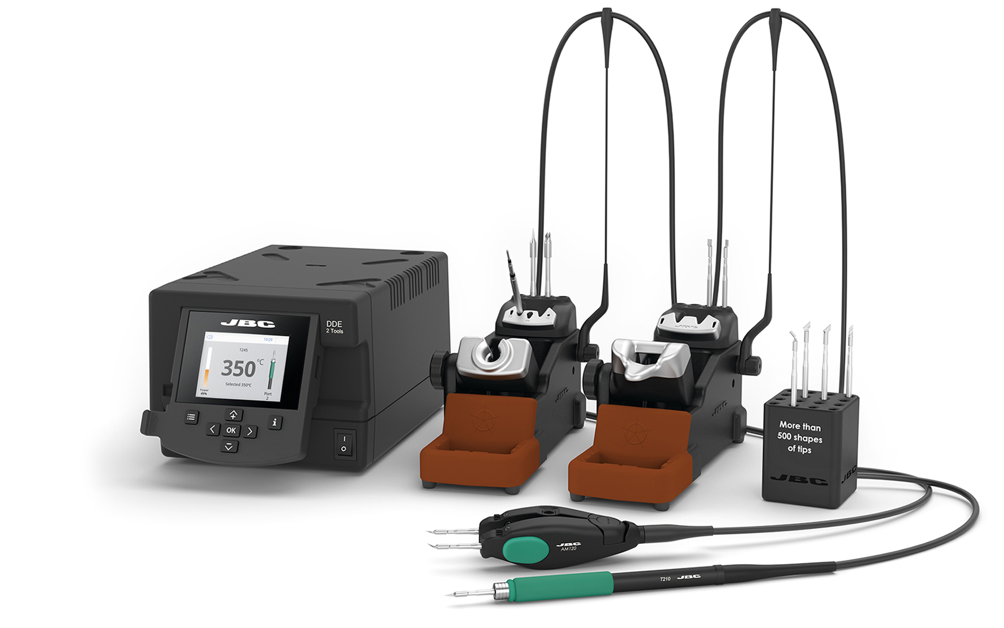 DDPE-2QC - 2-Tool Precision Rework Station 230V