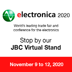 JBC to share expertise at Electronica 2020 – Munich (Germany)